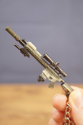 Sr25 dmr rifle keychain metal - dmr,