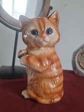 Vintage 1960's Ceramic Tabby
