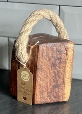 HANDMADE SUFFOLK OAK DOOR STOP