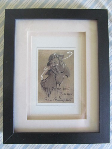 Framed postcard print of - framed,,