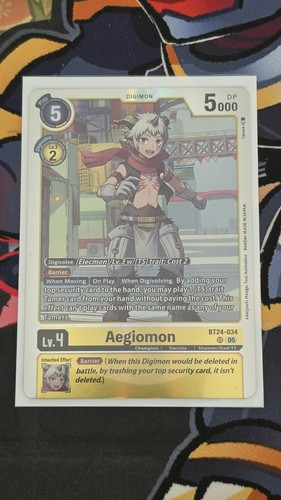 Aegiomon bt24 034 digimon - sr,