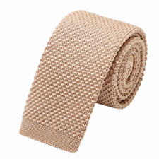 Hand Made Premium Men's Adult Knit Knitted Tie Woven UK Seller