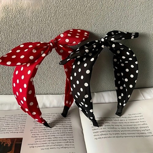 Rabbit ear retro polka dot - polka,