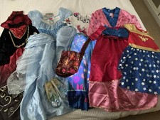 Disney Princess Costume Bundle Age 7-8 Cinderella Mirabel Light Up Mulan + More