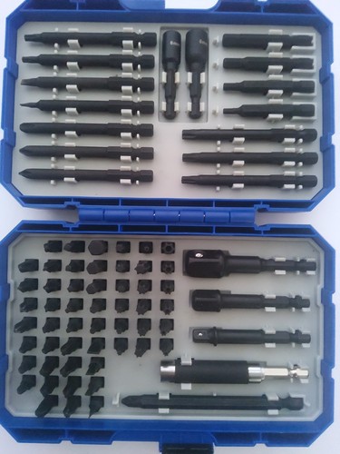 Blue point screwdriver bit set - blue,
