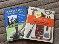 Equestrian BOOKS:  Building Shelters Fences & Jumps + Jumps, Arenas & Equipment