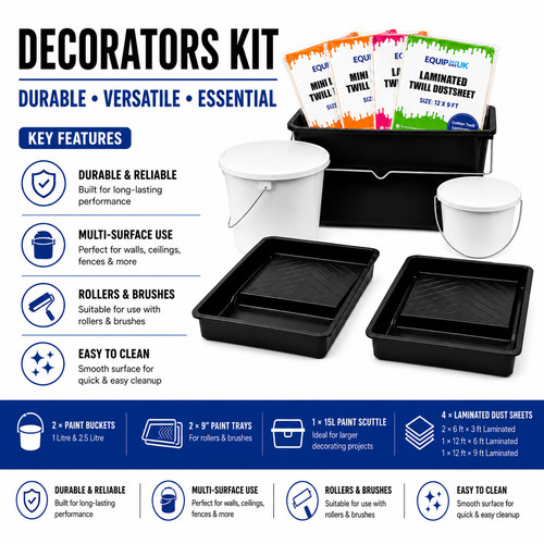 Decorating kit paint scuttle - decorating,