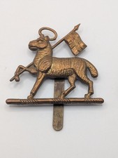 Military Brass Cap Badge The