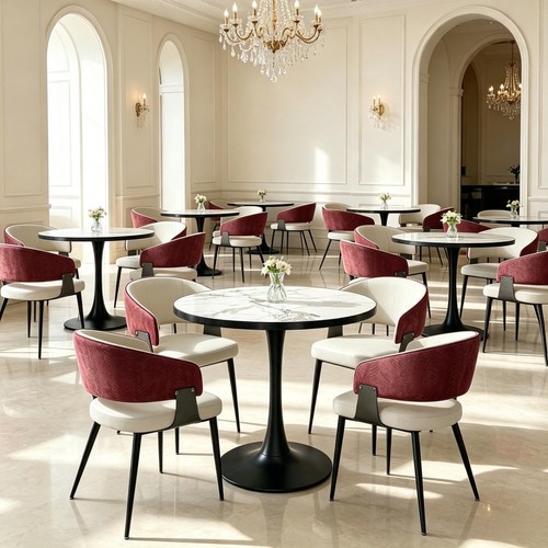 Round kitchen dining table - kitchen,