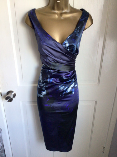 Coast wiggle dress - 14, vgc