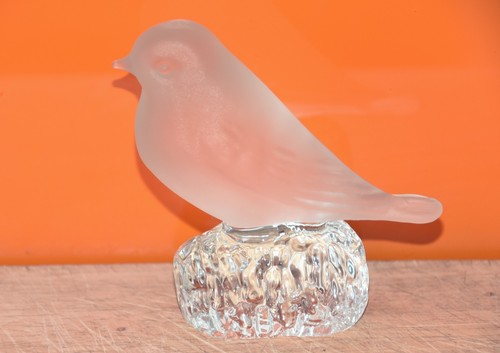 Swedish art glass frosted - glass,