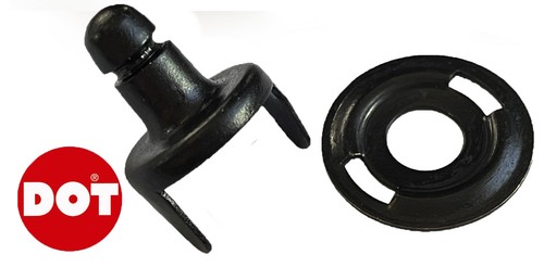 Black lift the dot socket - black, stud