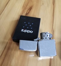vintage Silver / Chrome Zippo Windproof Refillable Lighter 