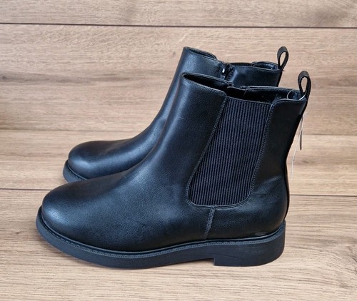 Women wide fit black faux - wide,