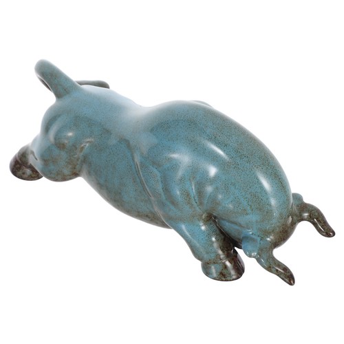 Vintage ceramic tea pet - ox,