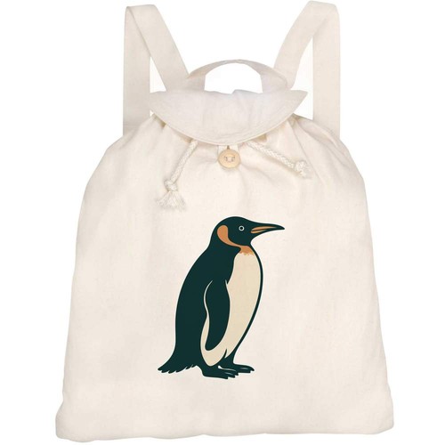 Standing penguin canvas - 'standing,