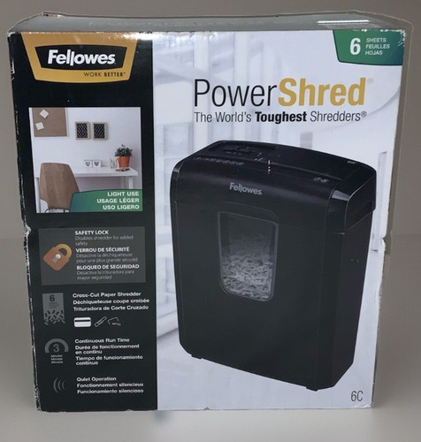 Fellowes shredder micro - shredder, cut