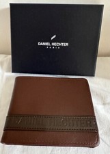 Brand New Boxed Daniel Hechter Wallet Brown Leather RRP £60.00 New
