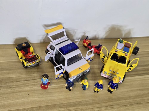 Fireman sam toy - fireman, vehicle