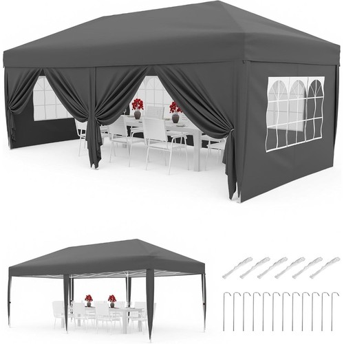 3x6m pop gazebo heavy - up,