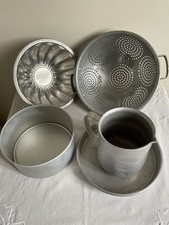 Vintage Retro Aluminium Kitchen Bundle X 5 Items