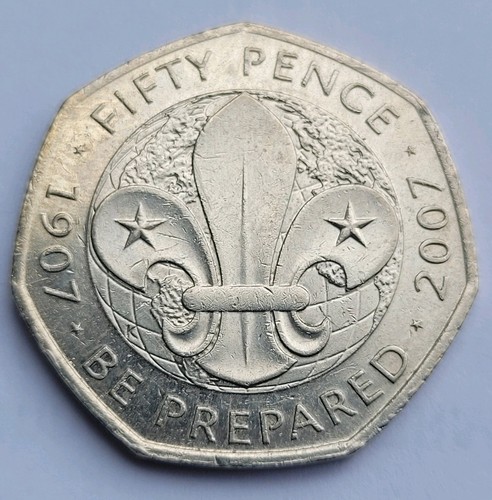 2007 fifty pence scouts - pence, be