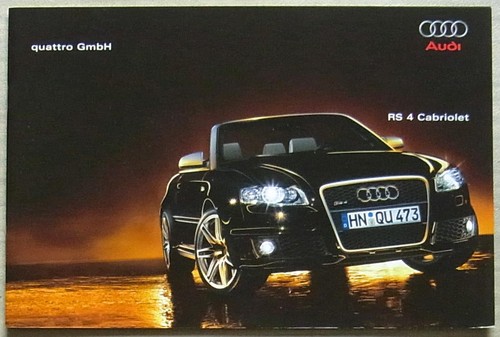Audi quattro rs4 cabriolet - cabriolet, car