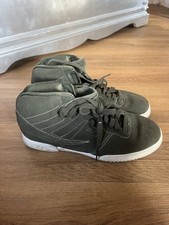 men’s green high top F 13 fila trainers size 9
