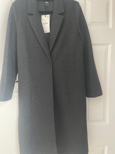 Womans grey zara - womans, coat