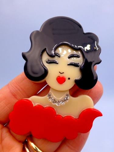 Vintage modern brooch - modern,
