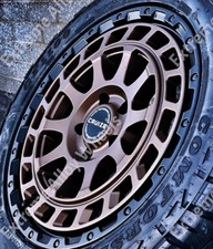 Black bronze alloy wheels - 17",