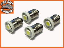 4x E10 LED Bulbs Screw Fit