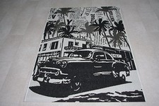 White / Black palm tree miami