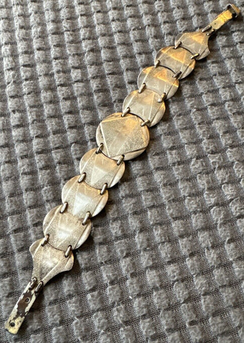 Wwii trench art coin bracelet - coin,