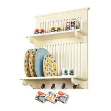 **CLEARANCE** Aston Kitchen PLATE RACK in Buttermilk/Cream / NEW + REPACKAGED