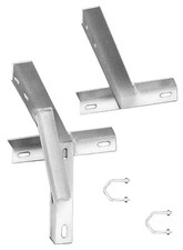 12" T & K Wall Brackets Aerial Antenna bracket U Bolts t&k 12 inch mount TV CB