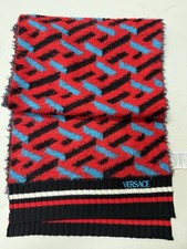 Versace Scarf - Red And Blue 