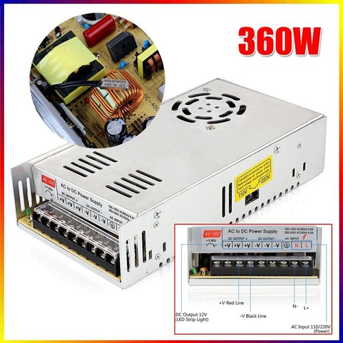 12v 360w 30a led - dc, driver