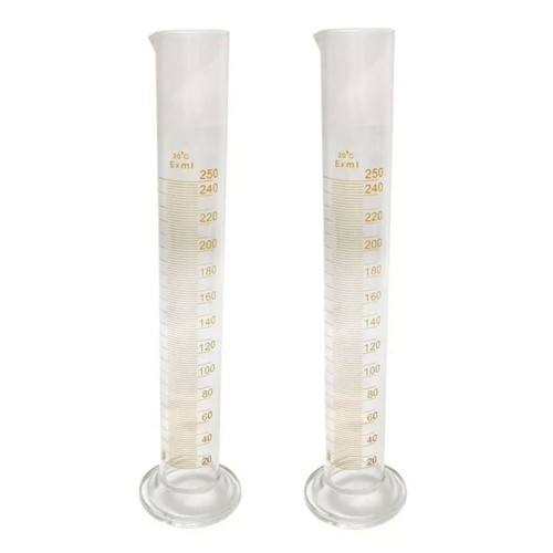 2pcs glass measuring cylinder - glass,