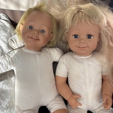 2 Large Dolls Smoby / Picco 2004 Soft Body (TLC)