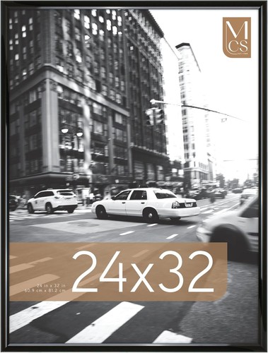 X32 black photo frame - black,