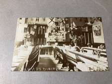 BRIDLINGTON St Anne's Dining Room vintage c1910 real photo postcard