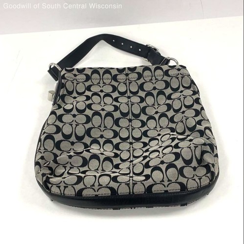 Coach black gray signature c - coach, &