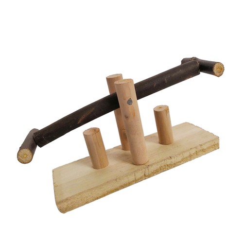 Wood parrot cage - wood, biting
