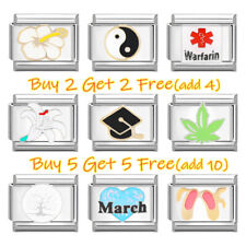 9mm Italian Modular Bracelet❤Charms fits All 9mm Italians Bracelet Xmas Gift