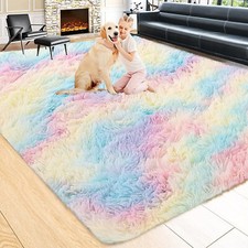 Large Shaggy Rugs Anti Slip