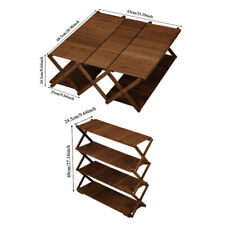 2-in-1 Wooden Folding Table