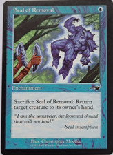 Seal of Removal - Nemesis - MTG