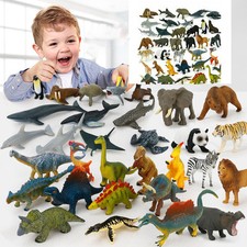 Vibrant 12pcs Kids Toys Small Plastic Figures Featuring Wild Ocean Animal Model