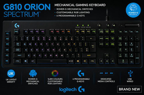 Logitech g810 orion spectrum - orion,